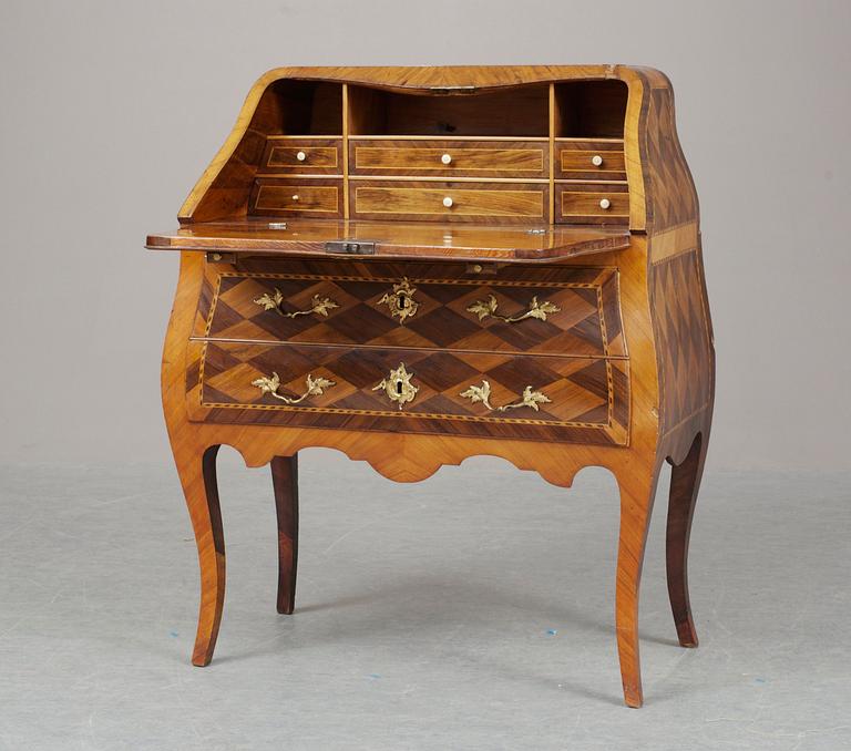 A Swedish Rococo secretaire.