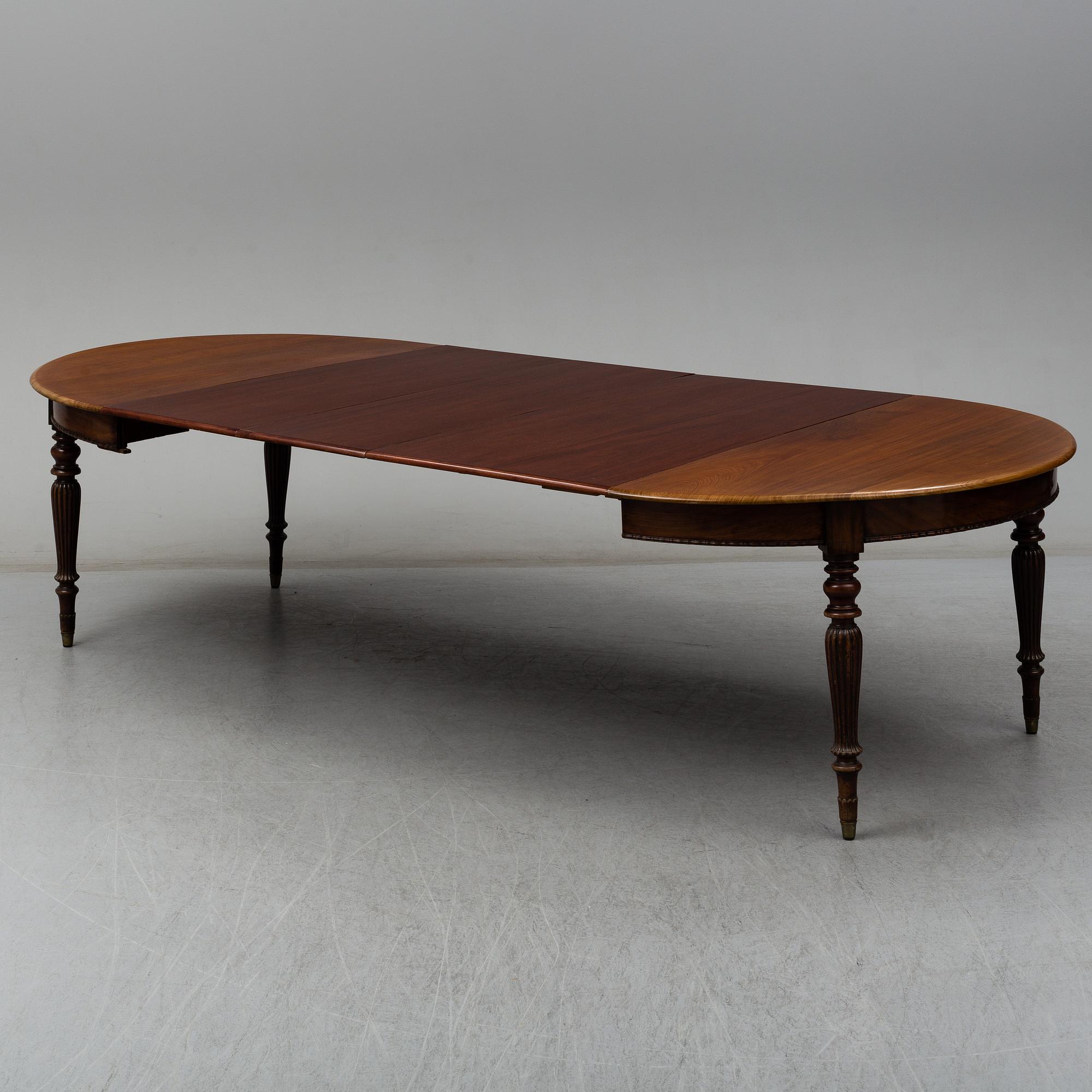 MATSALSMÖBEL, 7 delar, 1800-tal.