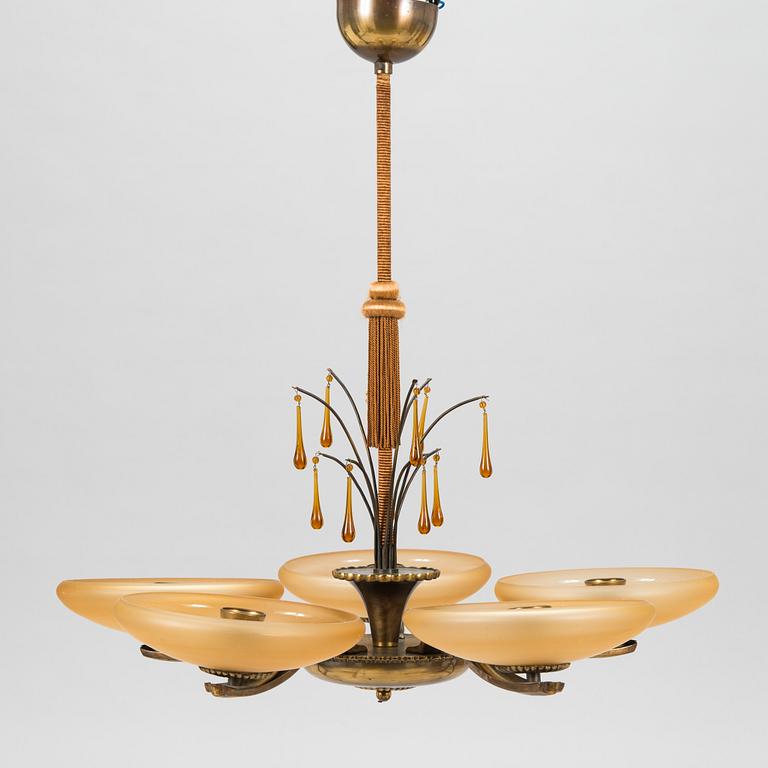 Paavo Tynell, a 1930s chandelier for Taito.