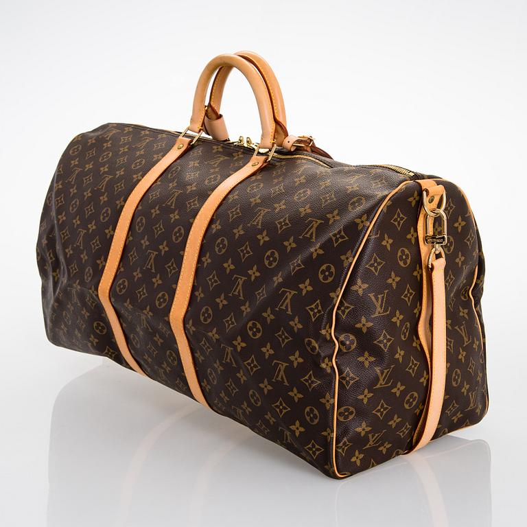 Louis Vuitton, a monogram 'Keepall 60 Bandoulière' Weekendbag.