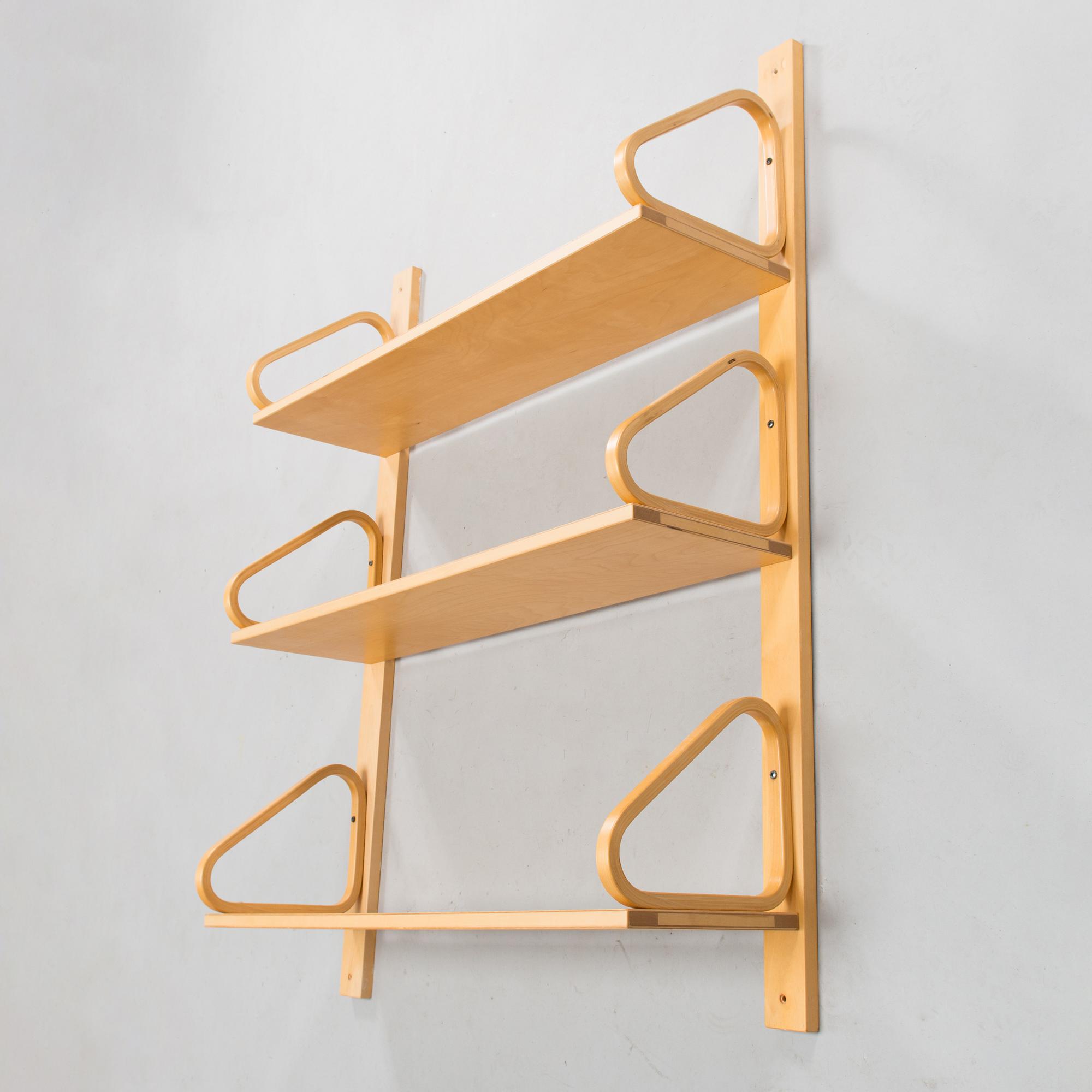 Alvar Aalto, vägghylla, 112B-3, Artek 1970-tal.