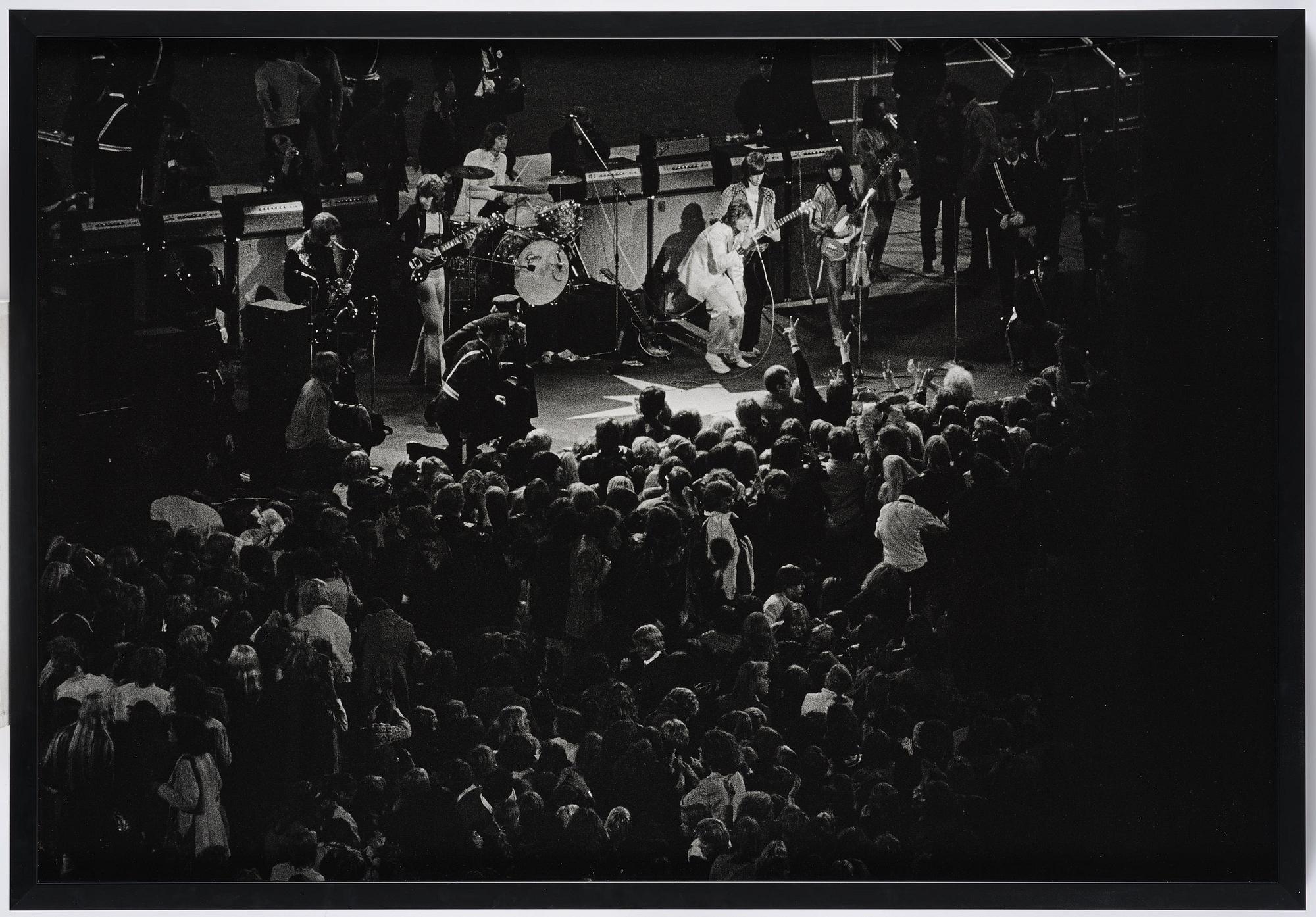 Torbjörn Calvero, "Rolling Stones, Råsunda fotbollsstadion, Stockholm, 1970".
