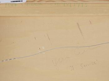 YLVA CEDER, oil on panel signed on verso.