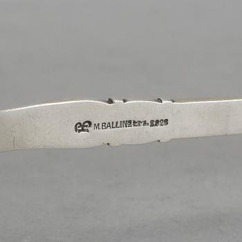 SERVERINGSSPADE, silver, Mogensen Ballin, jugend, tidigt 1900-tal. Vikt ca 92 gram.