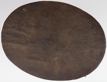 A Swedish leather-clad baroque table, late 17th century / circa 1700.