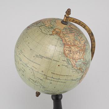 JORDGLOB, Dr H Fischer, Wagner & Debes, Leipzig, 1900-talets första hälft.