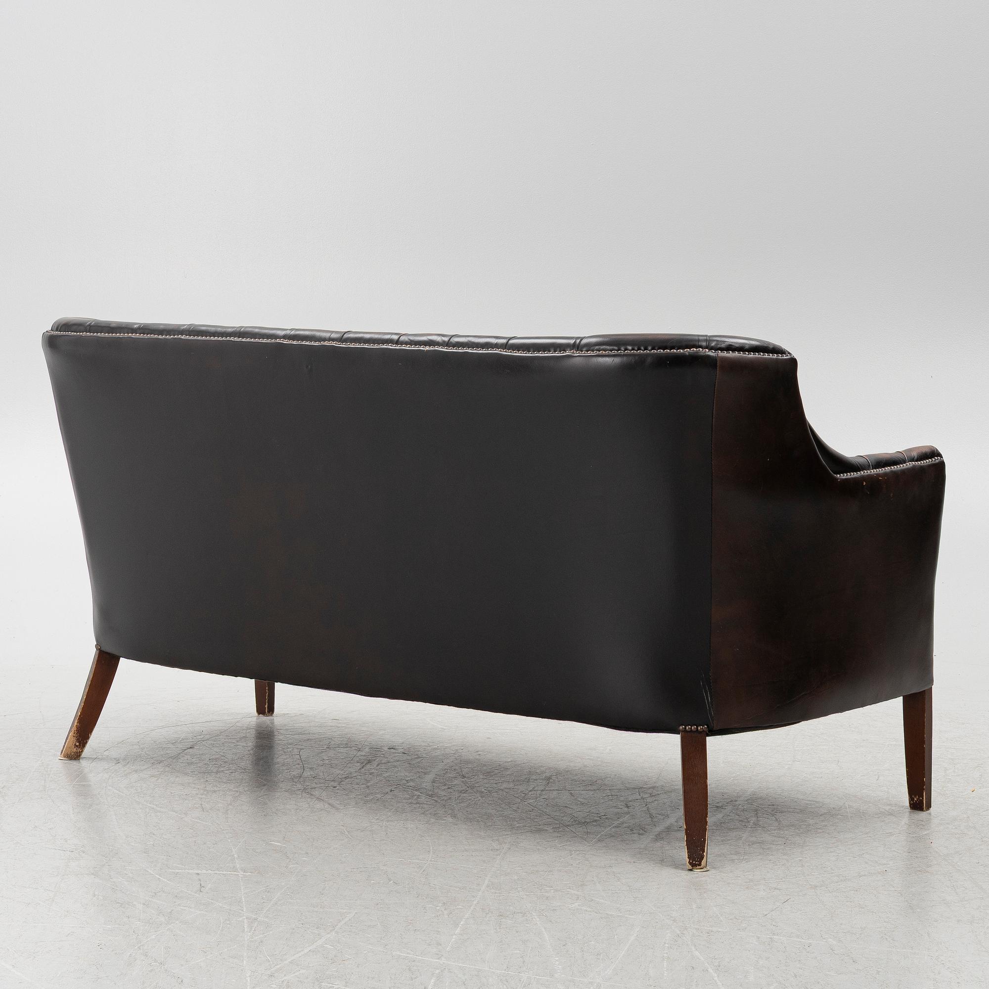 Sofa, purchased from Georg Hensher, second half of the 20th century.