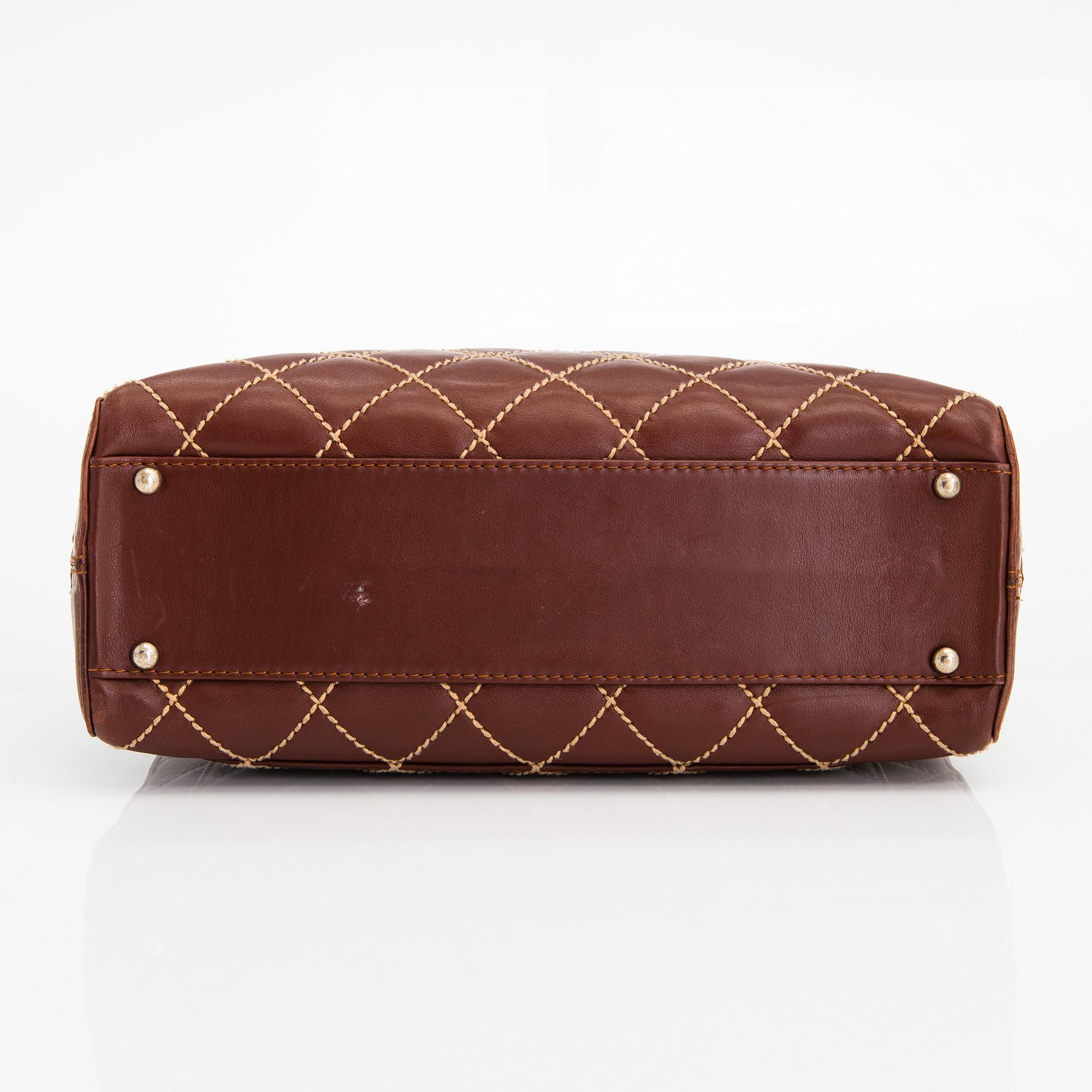 Chanel, "Surpique Wild Stitch Boston", bag, 2000-2002.