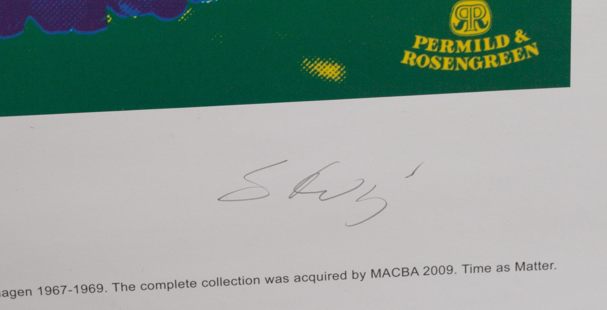 STURE JOHANNESSON, efter, affisch, Museu d'Art Contemporani de Barcelona, 2009. Signerad.