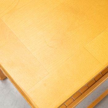 Carl Malmsten, nesting tables, 3 pieces, "Släden", Anniversary model 1988 no. 465.