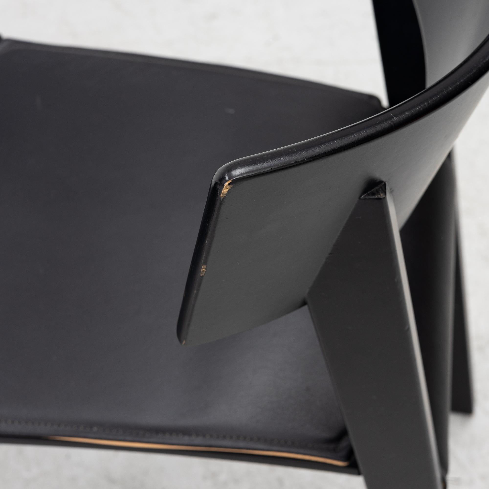 Ralf Lindberg, chairs, 6 pcs, “Tati”, Gärsnäs, designed in 1989.