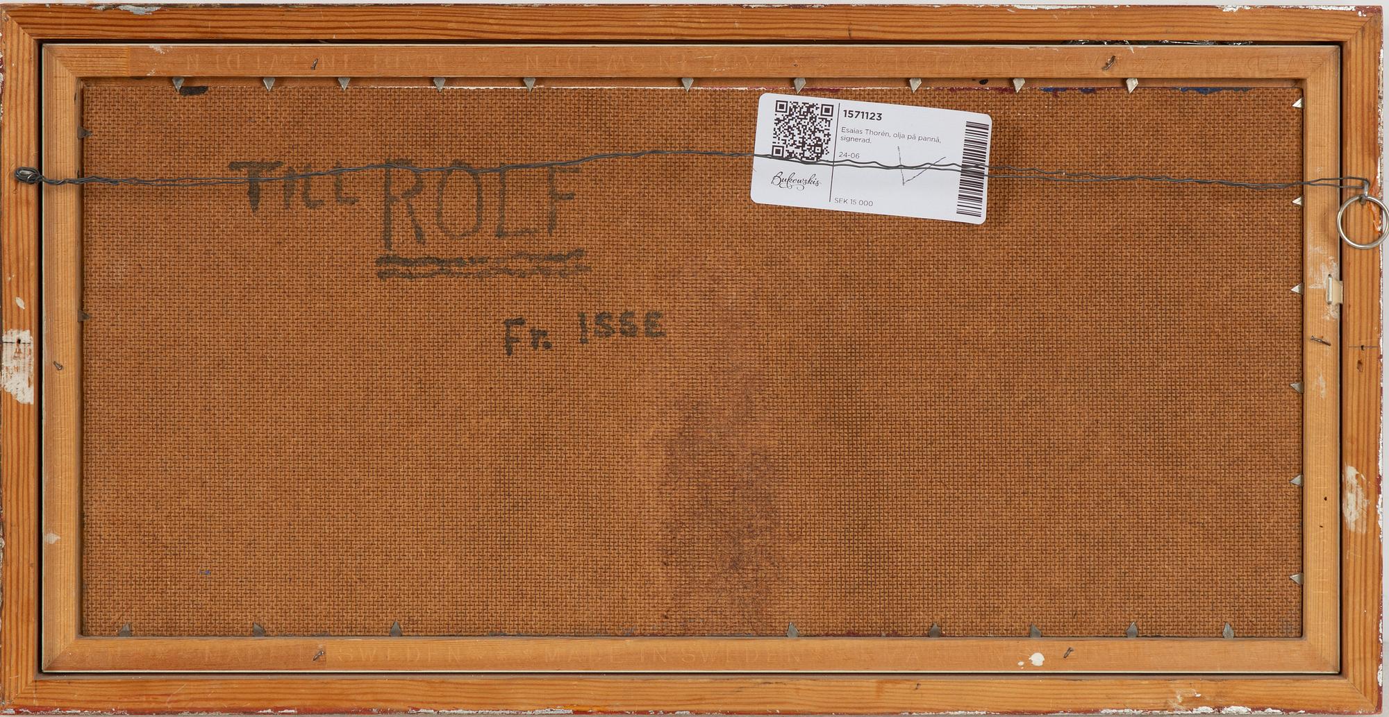 Esaias Thorén, Utan titel.