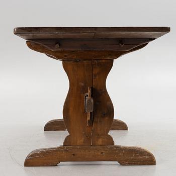 Trestle table, from around the year 1900.