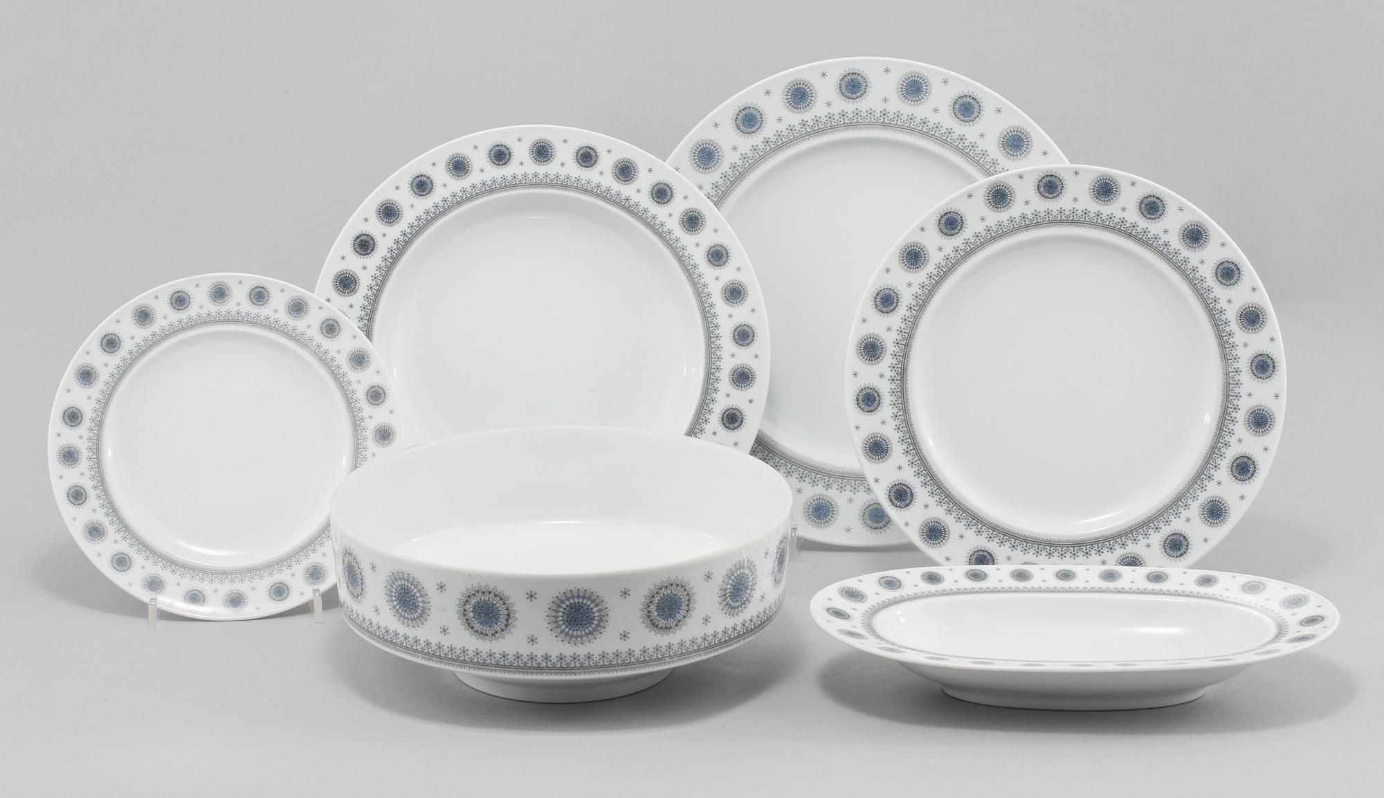 SERVISDElar, 40 st, Tapio Wirkkala, Rosenthal, 1900-talets andra hälft.