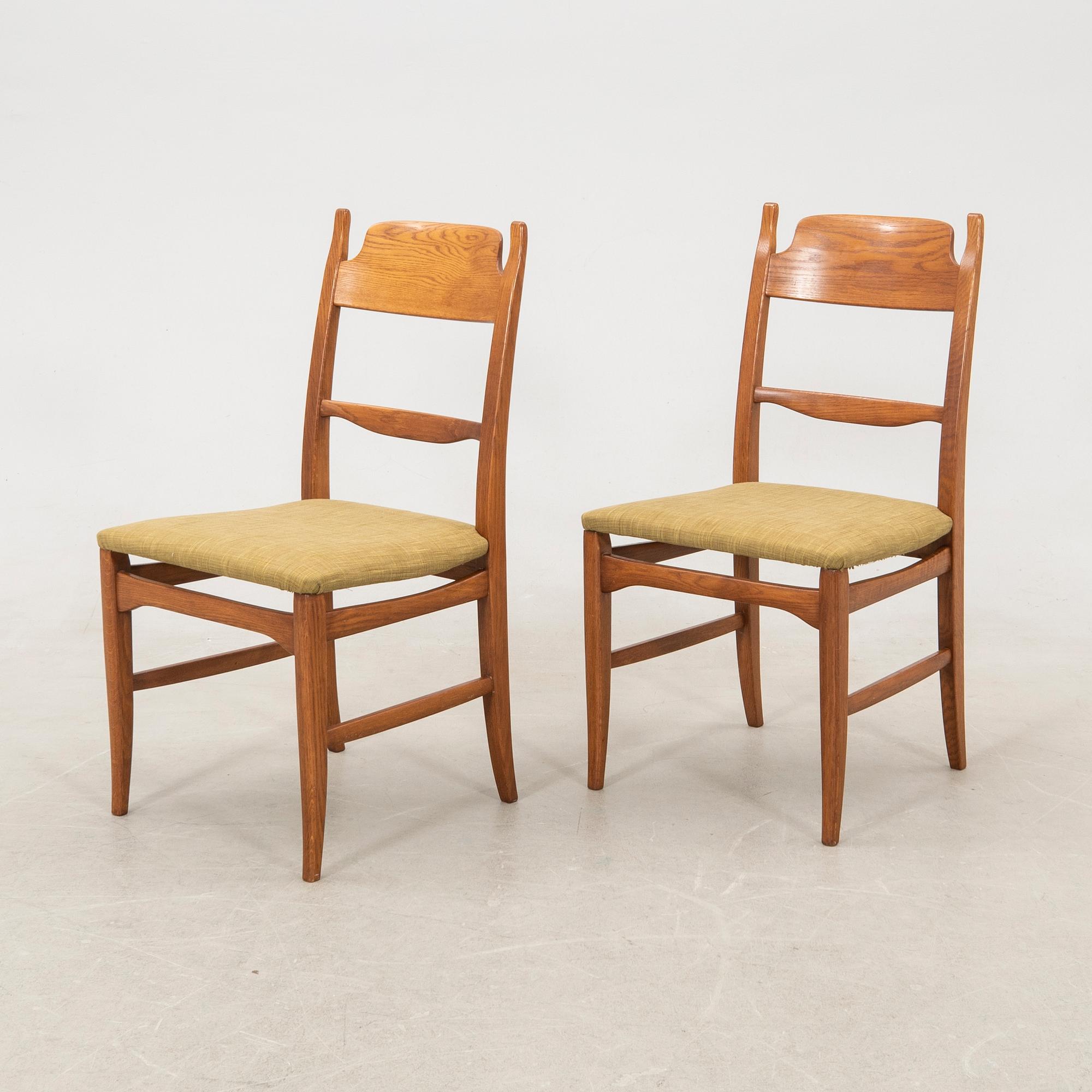 Carl Malmsten, chairs "Calmare Nyckel" 6 pcs, Åfors furniture factory, later part of the 20th century.