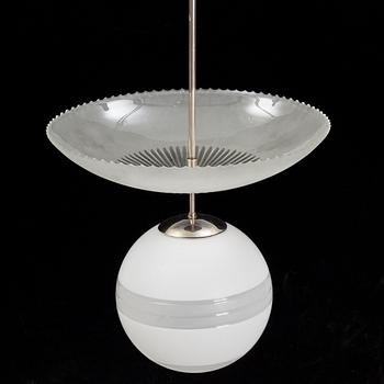 Taklampa, funkis, 1930-40-tal.