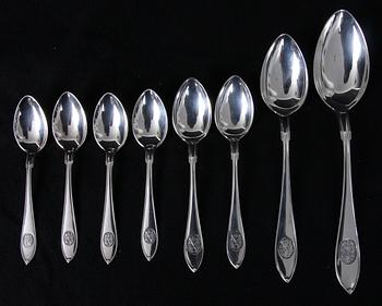 SKEDAR, 8 st, silver, "Svensk spetsig".