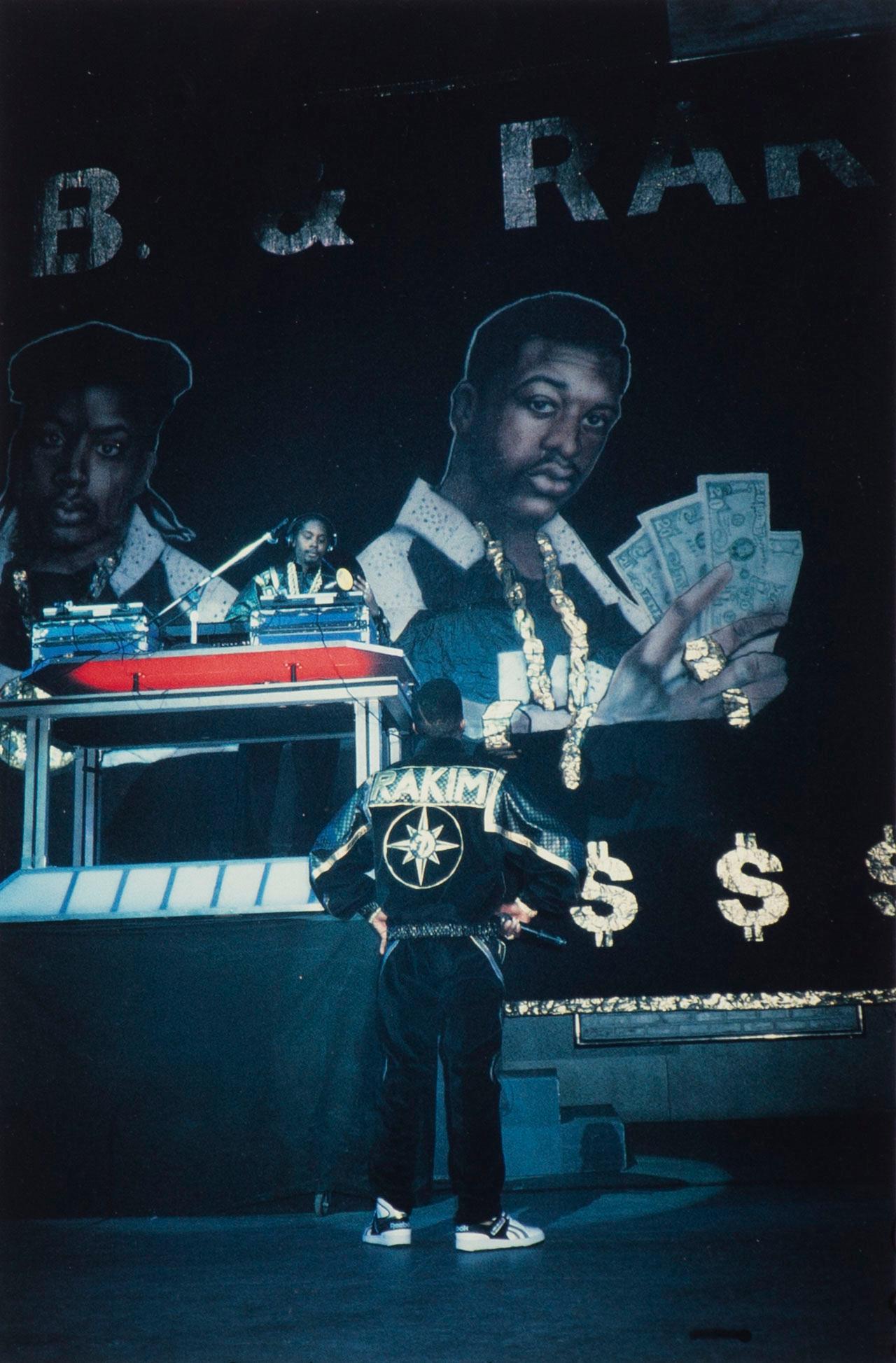 Ricky Powell, "Eric B & Rakim, Apollo Theatre, Harlem, USA, 1988".