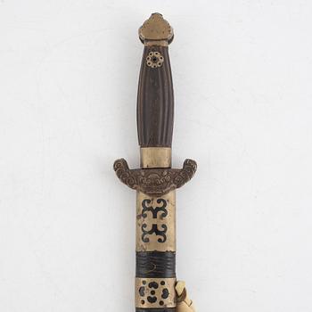 Dubbelsvärd, Shungjian, Kina, 1800-tal.