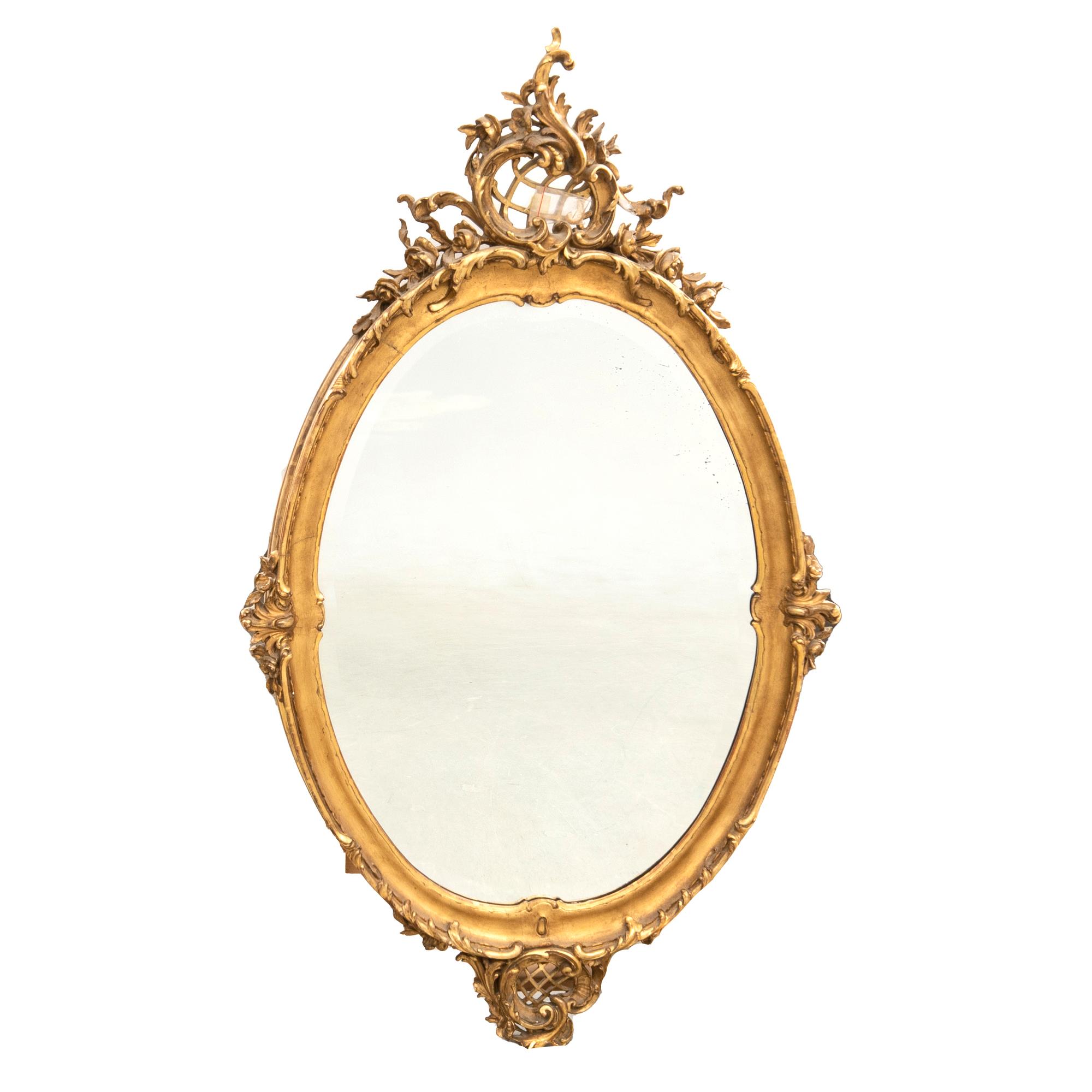 Mirror Neo-Rococo Ferm & Persson Gothenburg  1890s.