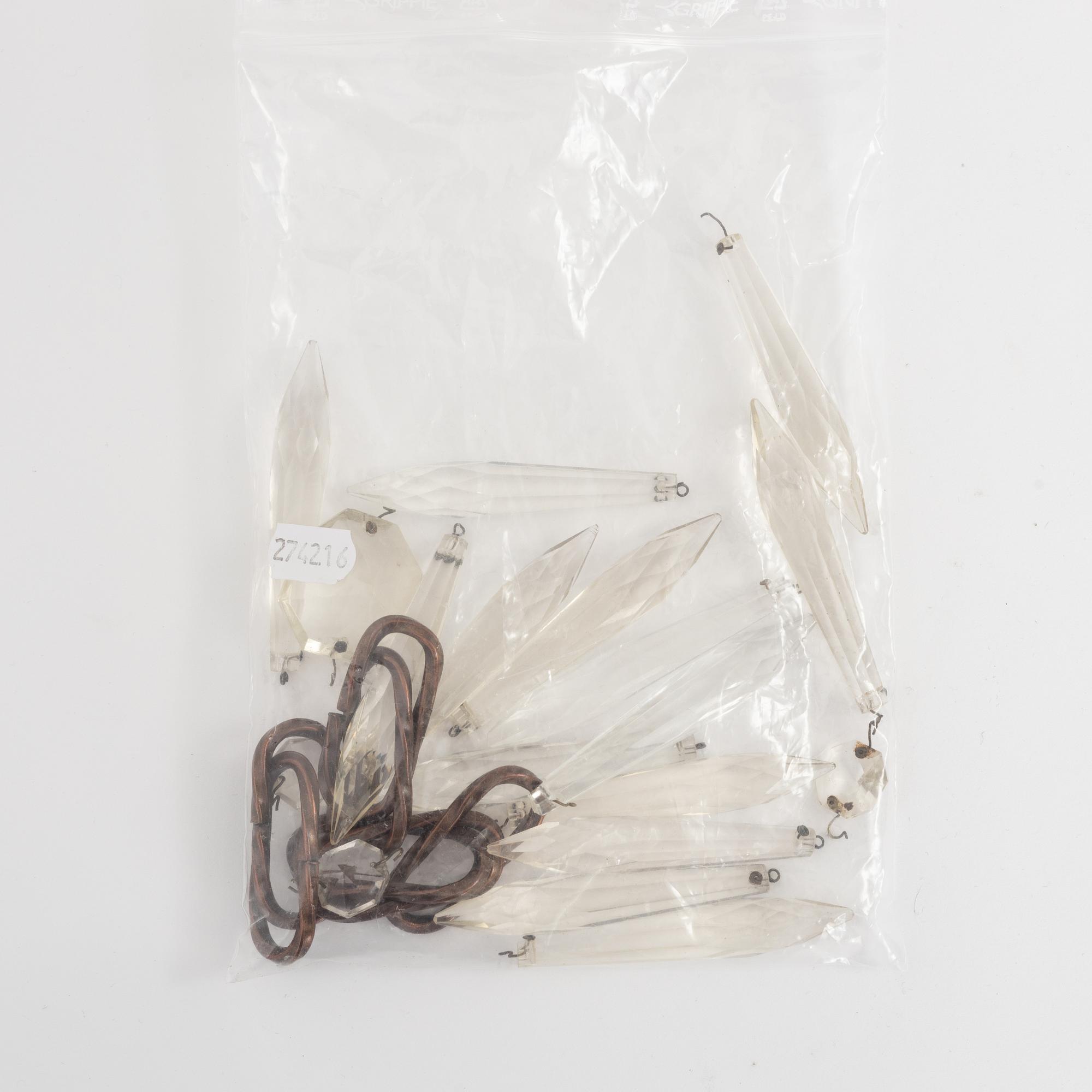 A Gustavian style chandelier, mid-20th century.