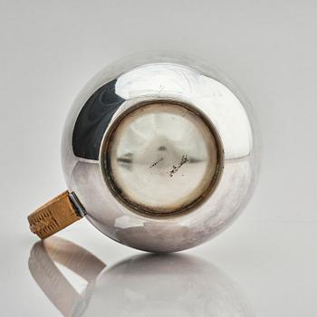 Sylvia Stave, a silver plated jug model 3470, C.G. Hallberg, Stockholm, 1930s.