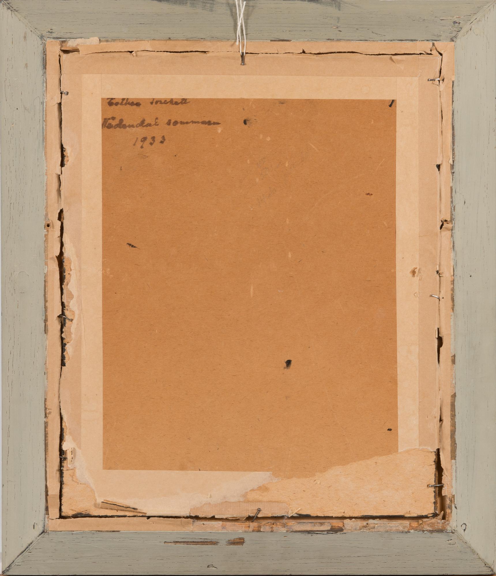 John Rafael Ekelund, oil on panel, signed and dated-34.