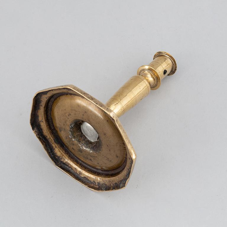LJUSSTAKE,  brons, 1600-tal.