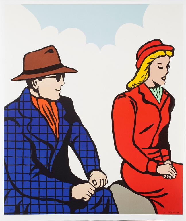 JAN HÅFSTRÖM, färglitografi, signerad, numrerad och daterad 1330/2000, 2003.