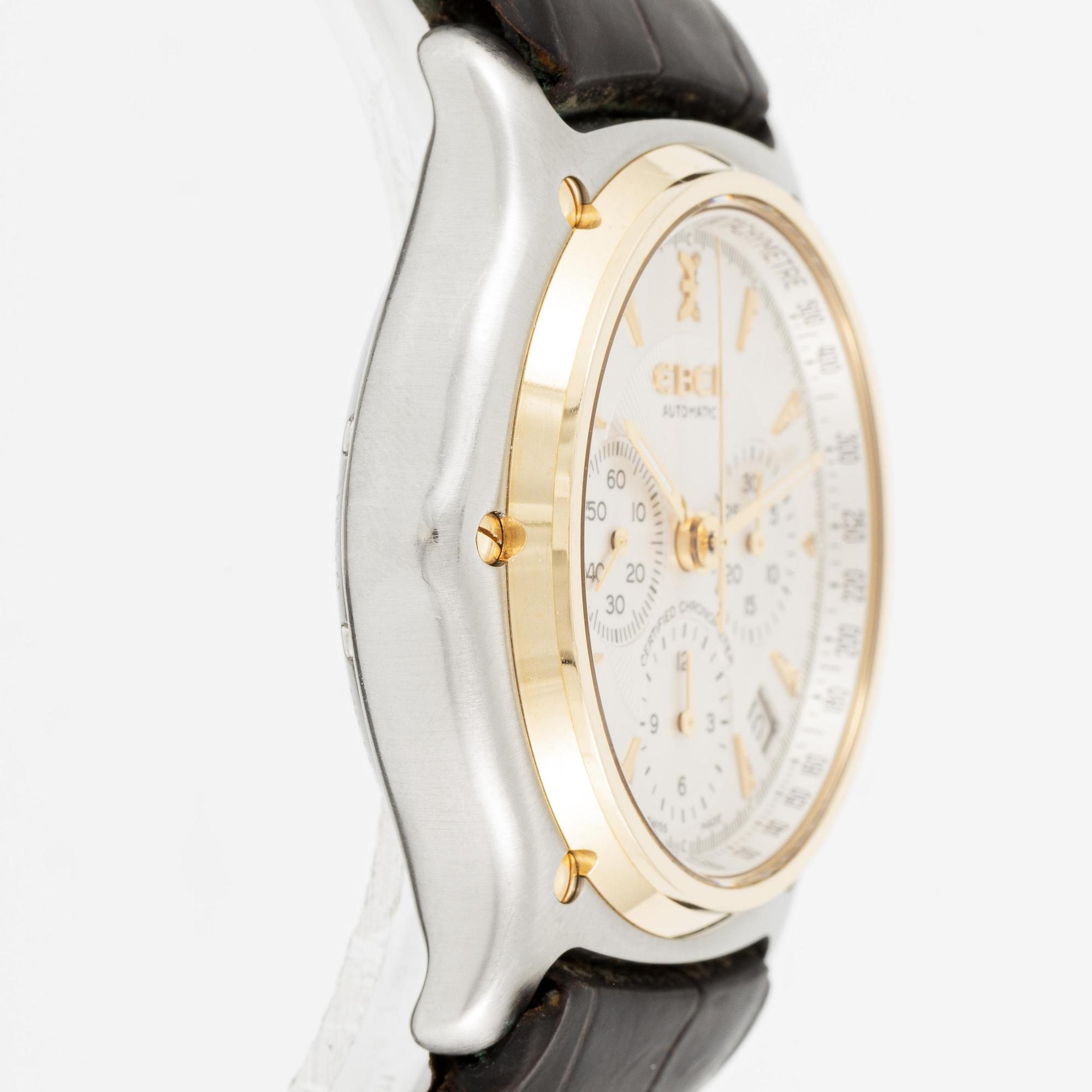 Ebel, 1911, kronograf, wristwatch, 40 mm.