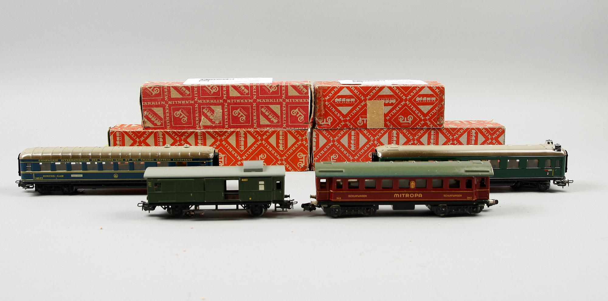VAGNAR, 9 st, Märklin, H0.