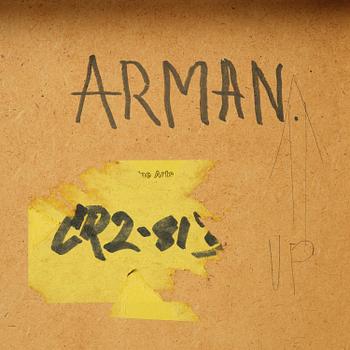 Arman (Armand Pierre Fernandez), "Monochrome Accumulation no. 3003".