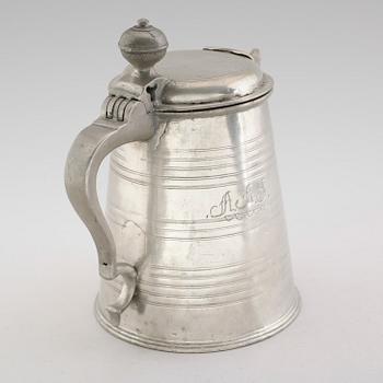 KANNA, tenn, otydliga svenska stämplar, 1796.
