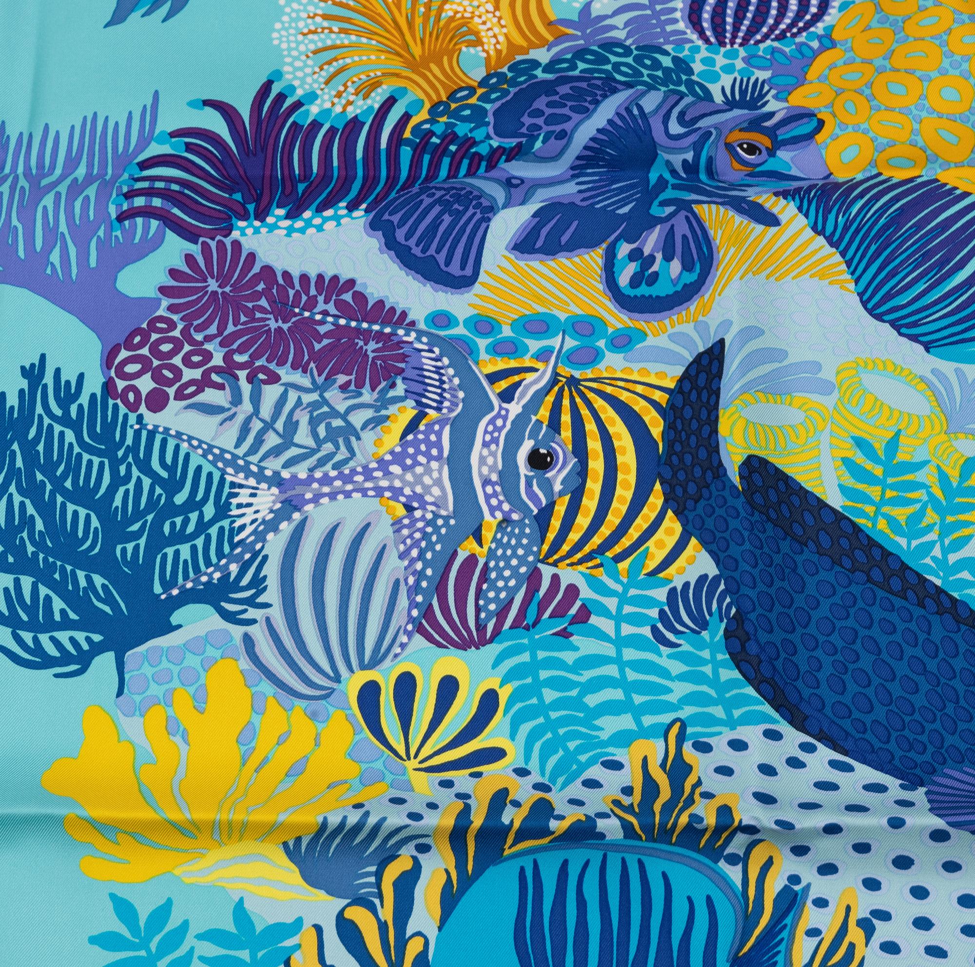 Hermès, scarf, "Under the Waves".