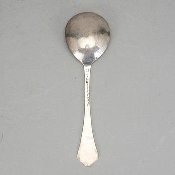 BRÄNNVINSSKED, silver, möjligen Elias Modin, Sundsvall, 1700/1800-tal. Vikt ca 26 gram.