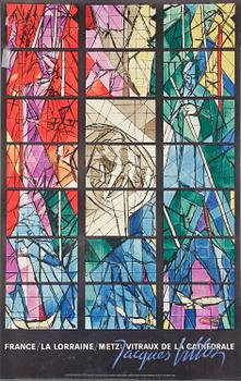 JACQUES VILLON, efter, litografisk affisch, 1957.