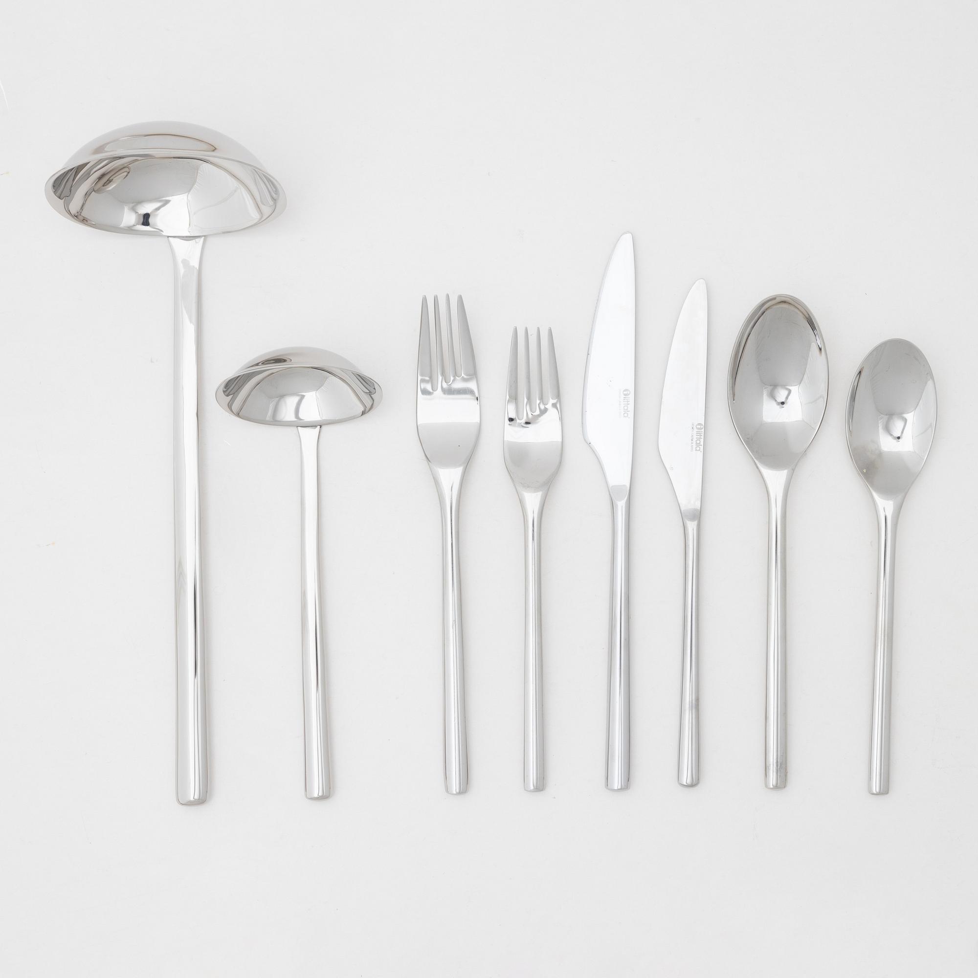 Laura Partanen & Arto Kankkunen, cutlery service, approx. 74 pieces, "Artik", Iittala.