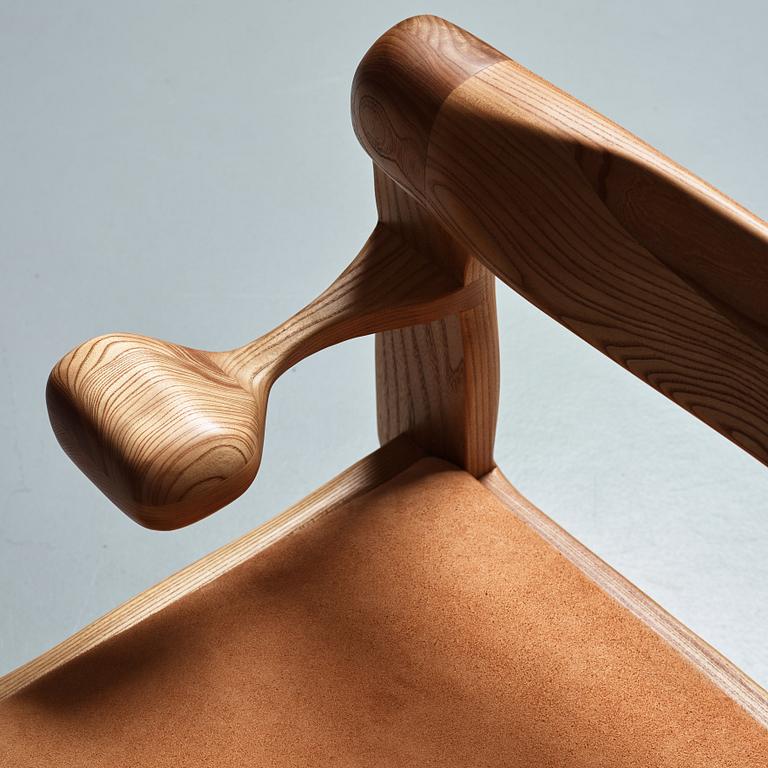 Niklas Runesson, a unique easy chair, executed in his own studio in 2019.