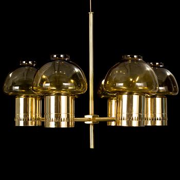 A chandelier, designed by Hans-Agne Jakobsson for Hans-Agne Jakobsson AB.