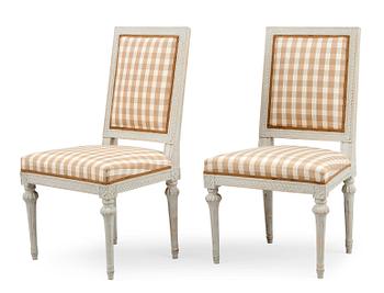 A PAIR OF CHAIRS.