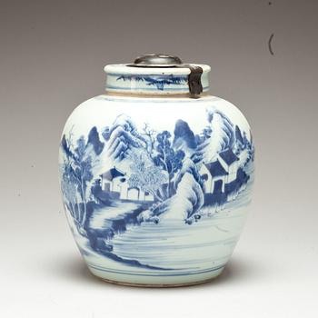 BOJAN MED LOCK, porslin. Kina, 1800-tal.