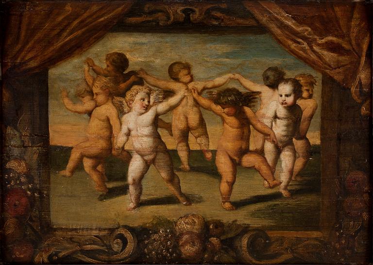 Dancing infant boys.