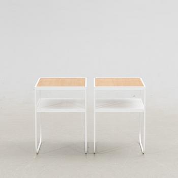 Mats Broberg & Johan Ridderstråle, bedside tables, a pair, "Nati Tati", Asplund.