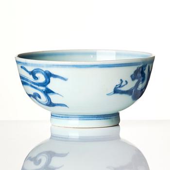 Skål, porslin. Qingdynastin, Kangxi (1662-1722).