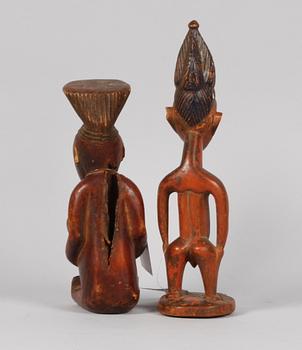 FIGURER, 2 st. Afrika.