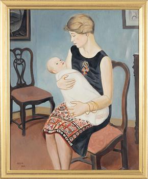 Einar Jolin, oil on canvas, signed and dated 1926.