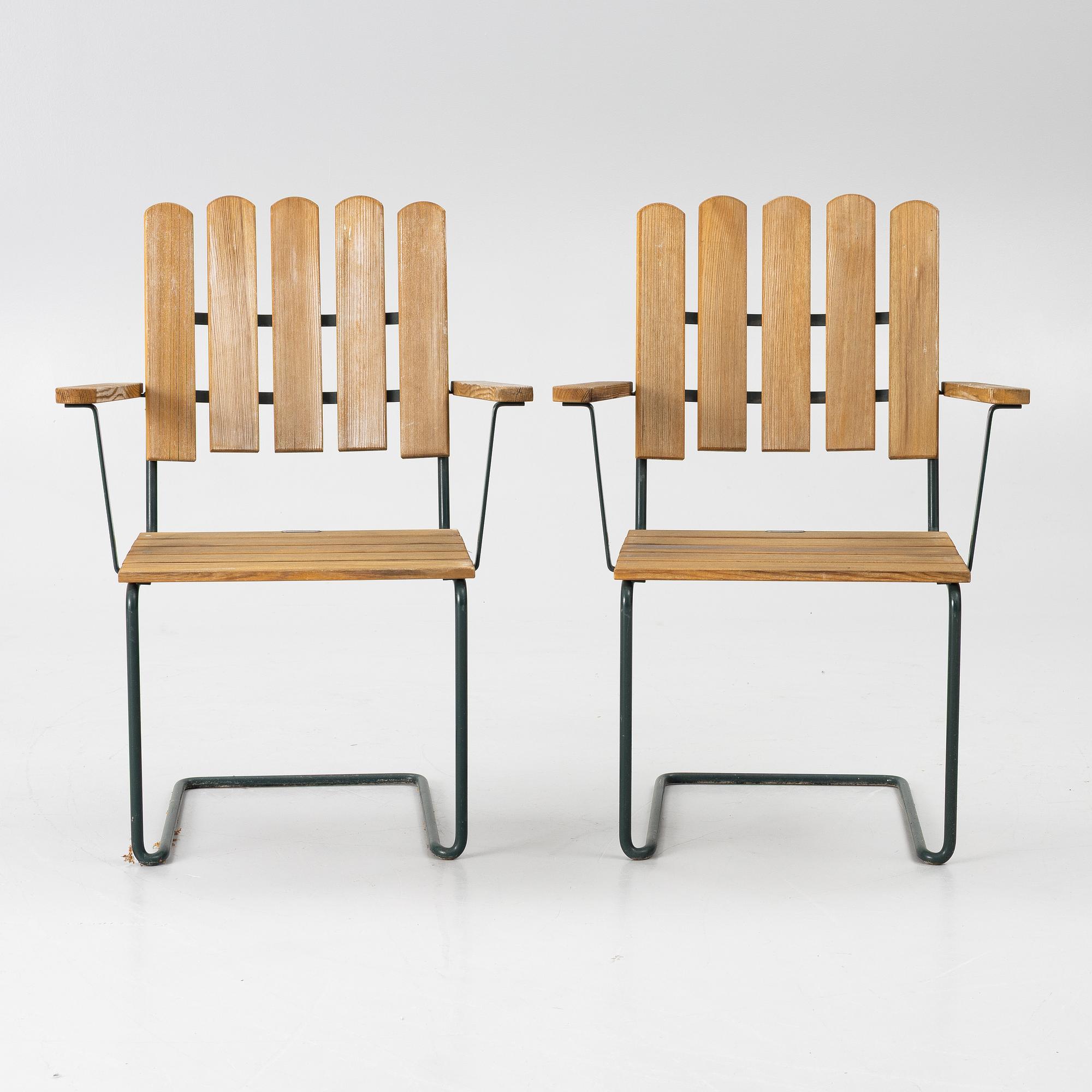 A five piece garden suite, Grythyttan, 2000s.