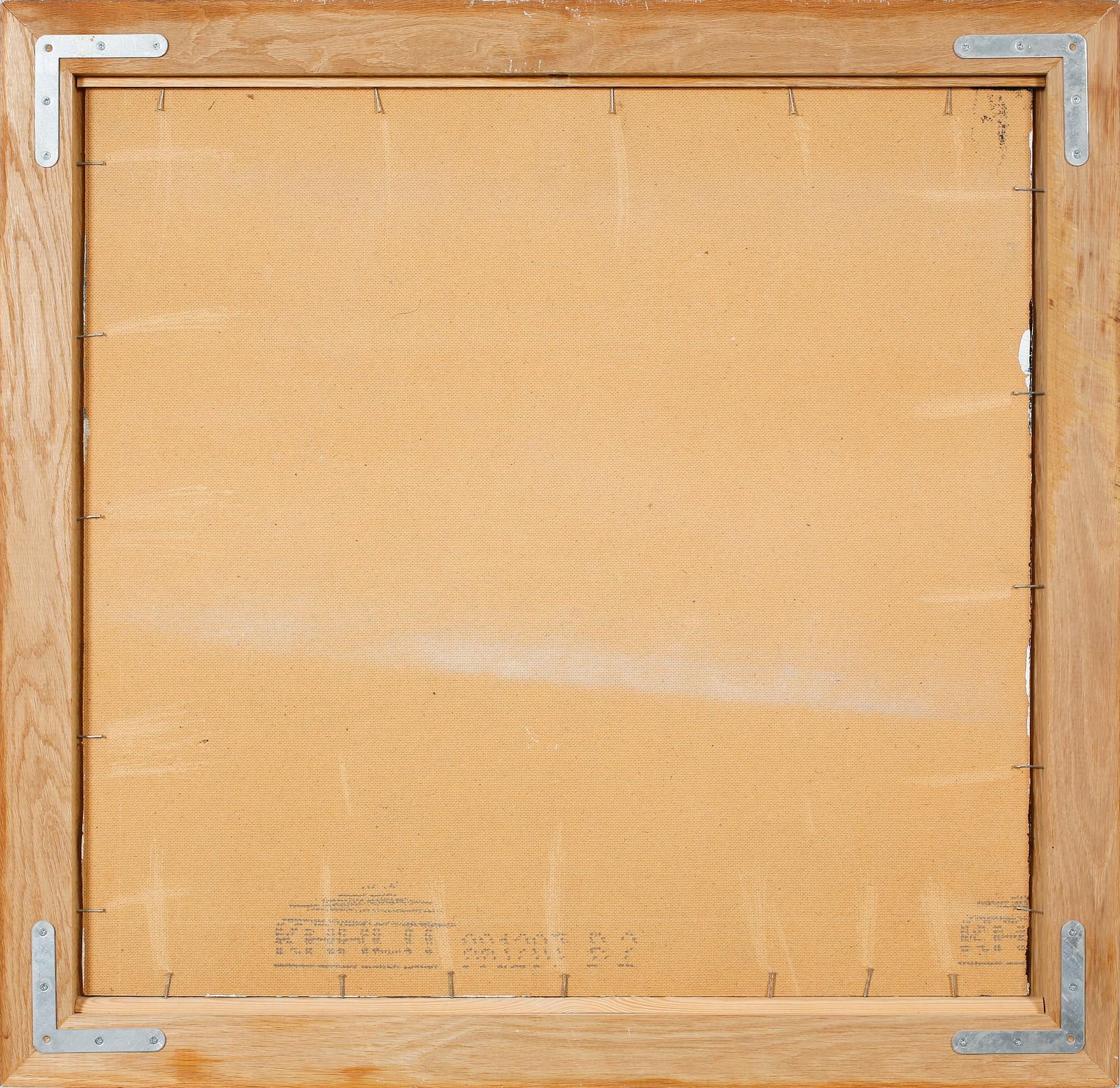 ERNST BILLGREN, oil on panel with mosaic frame signed EB.