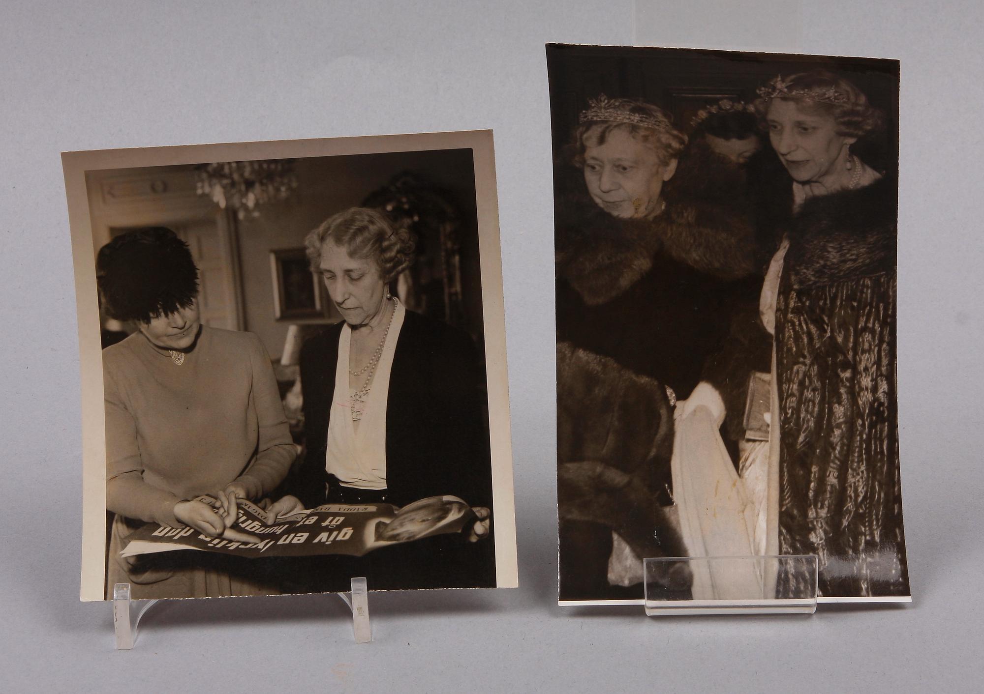 KUNGLIGA PRESSFOTOGRAFIER, 14 st, bla Pressens bild, Hovfotograf Bertil Norberg, 1930-50-tal.