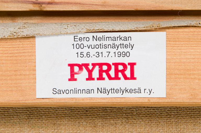 Eero Nelimarkka, Self-portrait in the studio.